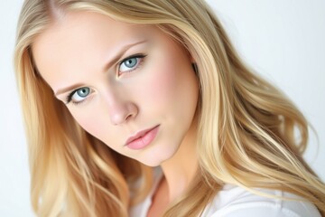 Portrait of an young woman skin care, body care, beauty salon