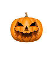 Halloween pumpkin sticker 
