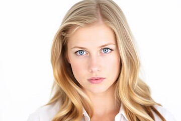 Naklejka premium Portrait of an young woman skin care, body care, beauty salon