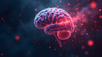 Illustration of an AI Brain.