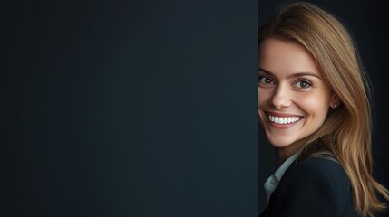 Cheerful professional with a bright smile