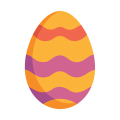 Easter day egg vector art on white background
