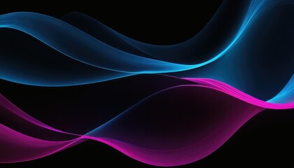 Obraz premium Abstract digital wave of lines black background Vector illustration 7