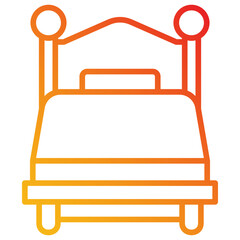 Single Bed Icon