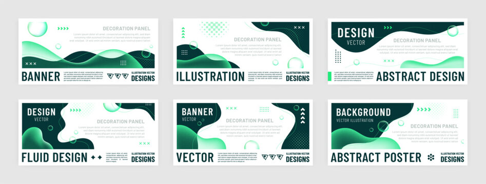 Banner background. Wave header design, social email newsletter or abstract media web layout. Horizontal template. Decorative textured effect backdrop. Minimal business vector graphic