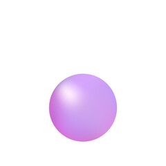 Pearl purple pearls. Decor element for decoration. Beauty and fashion. png