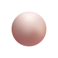 Pearl realistic 3D ball, pearls. Decor element. Beauty and fashion.