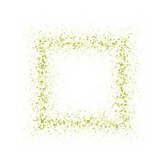 Luxury festive  circles. Vibrant element of your design. Green bright shiny chaotic texture for celebrations and holidays.  Photo frame. Png