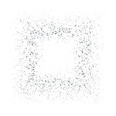 Luxury festive  circles. Vibrant element of your design. Gray bright shiny chaotic texture for celebrations and holidays.  Photo frame. Png