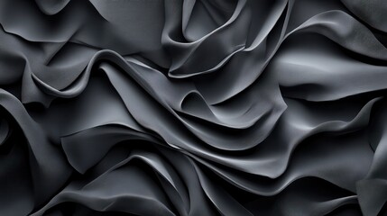 Obraz premium Smooth charcoal gray gradient with soft, glowing edges