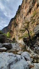 Majestic Samaria Gorge In Crete: One Of The Longest And Most Breathtaking Natural Gorges In Europe...