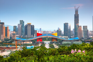 Shenzhen, China City Skyline