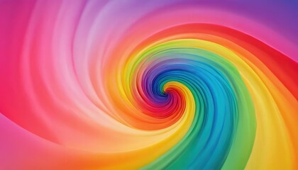 Obraz premium A rainbow swirl of colorful tubes 4