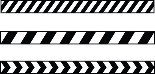 black barrier icon set. Checkpoint, Restricted entry, closed access, private parking for official transport, paid, car park, document check. Vector collection isolated on transparent.