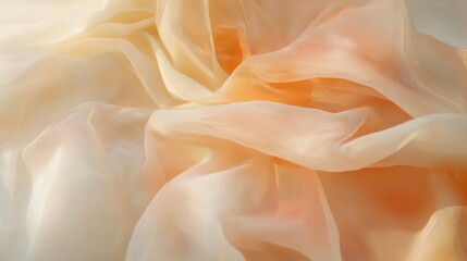 Obraz premium Elegant fabric drapes in soft hues and delicate pencil strokes enhancing the aesthetic appeal