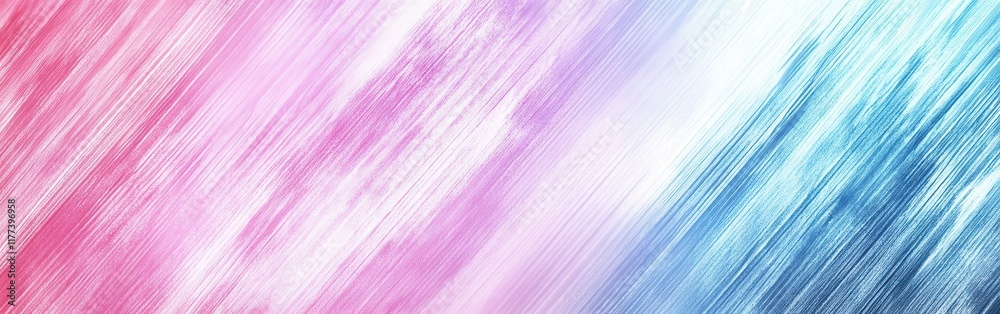 Poster Elegant pastel blue pencil strokes create a mesmerizing gradient effect in soft tones of color blending harmoniously