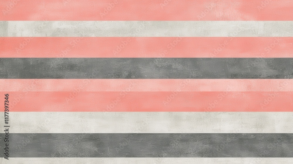 Poster elegant coral and gray horizontal stripes create a modern and stylish background suitable for variou