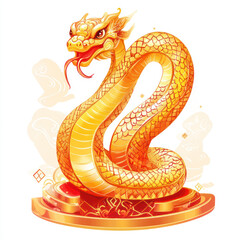 Obraz premium chinese new year snake