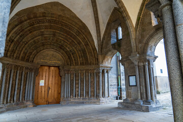 Trebic, Czech Republic - January 4, 2025: Cityscape of the city. View of the Basilica of St. Procopius