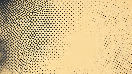 Dotted textured background, noisy gritty dot halftone effect. Gradient beige eggshell texture, old wall. Paper grunge dusty ecru backdrop, pastel overlay.