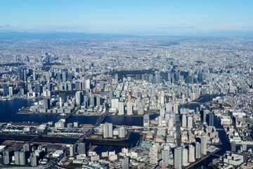 Fototapeta premium 東京 空撮