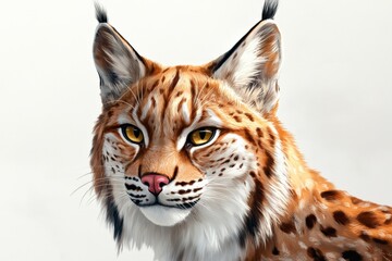 Fototapeta premium close up of a lynx