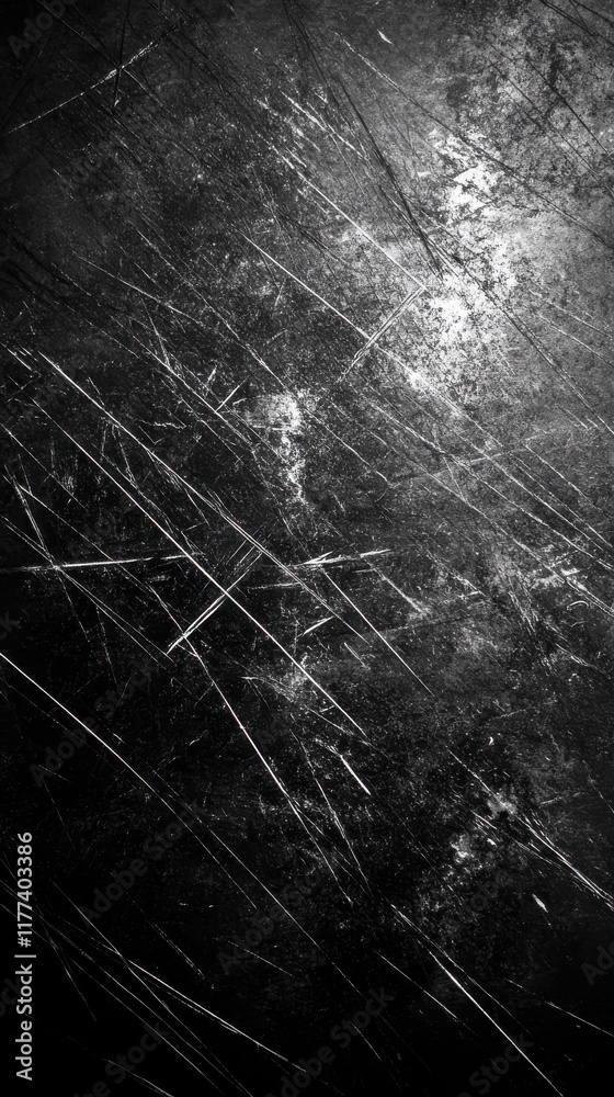 Poster distressed industrial backdrop showing intricate scratches and textures for creative projects