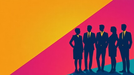 Business professionals adapting strategies with holographic charts vibrant and dynamic teamwork symbolizing flexibility and innovation in a modern environment clean and sharp