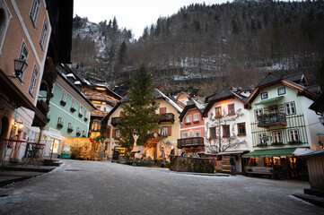 Fototapeta premium Hallstatt Square View
