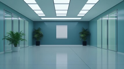 Fototapeta premium Dynamic business team brainstorming strategy in a sleek modern office vibrant visuals emphasizing collaboration and flexibility clean and professional design