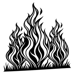 illustration of a fire