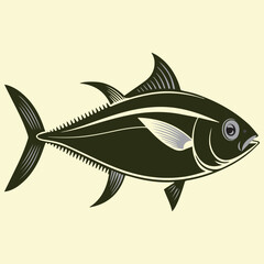 Exotic Fish Vector Illustration for Tropical Ocean Creations