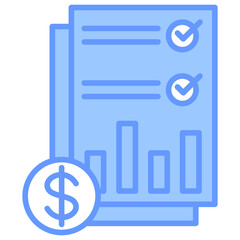 Financial Report Icon