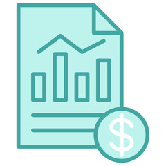 Financial Report Icon