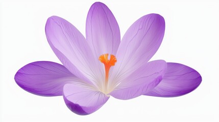 A beautiful purple flower with delicate petals and vibrant details.