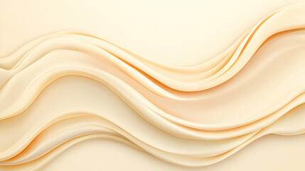 Obraz premium Creamy swirls, smooth texture, elegant flow, light background, food product packaging design.
