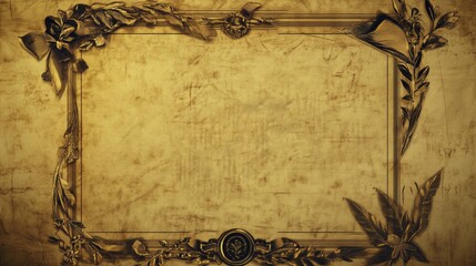 empty certificate digital template background