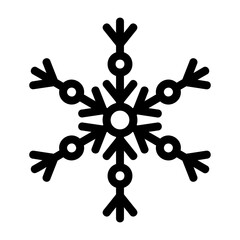 Obraz premium Snow Flake Icon