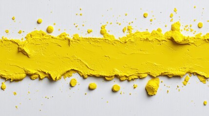 Fototapeta premium Yellow Paint Texture, Abstract Background
