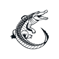 Vector of crocodile design 