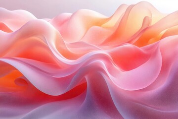 Fototapeta premium futuristic gradient abstract background combining soft pastel peach and rose pink tones creating modern minimalist texture design