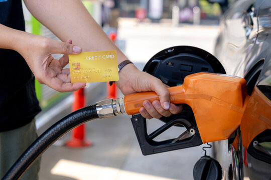 A credit card for fueling up at gas stations