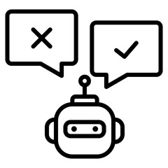 Ai Decision  Icon Element For Design