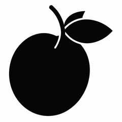 Abiu Black Silhouette Vector Art