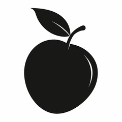 Abiu Black Silhouette Vector Art