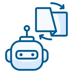 Fototapeta premium Ai Translator Icon Element For Design