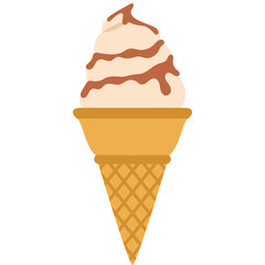 Ice Cream Cone Illustration