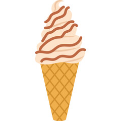 Ice Cream Cone Illustration