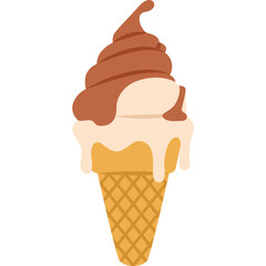 Ice Cream Cone Illustration