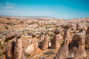 Unique Rock Structures in Cappadocia